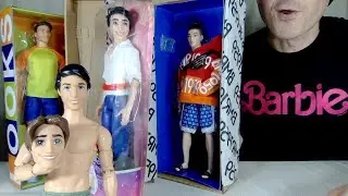 Old Mattel Prince Eric vs New Prince Eric Doll on Made to Move Bodies Unboxing Review Comparison