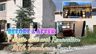 112 SQM MIA TOWNHOUSE RENOVATION 7 DIGIT UNIT COST + BEFORE & AFTER + HOUSE BLESSING SA BAHAY NI MAM