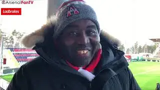 &Ouml;stersund vs Arsenal Vlog | It's Nice But F**k*ng COLD!!!