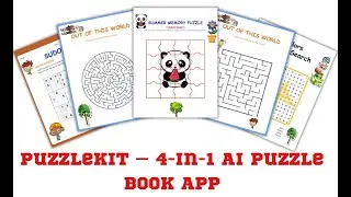 PuzzleKit Review: 4-in-1 AI Puzzle Book Creator for Amazon KDP (No Monthly Fees!)