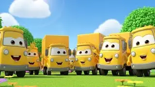Fun Build Trucks Song 🚜🎵 | English Learning Animation for Kids & Toddlers || KIDS POEM ||
