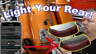 Light Your Rear! Ciro Crown Tail Light With LightStrike Technology for Harley