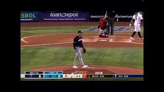 Tyler Mahle with 7 Strikouts over 5 innings