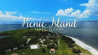 Picnic Island 4k Drone Footage