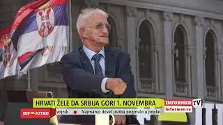 INFO JUTRO - Hrvati žele da Srbija gori 1. novembra