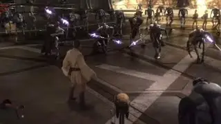 OBI-WAN VS MAGNAGUARDS (DELETED SCENE)