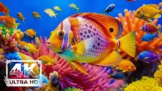 Sea Life Relax 4K ULTRA HD | Gentle Ocean Animals | Relaxing Music for Meditation and Sleep