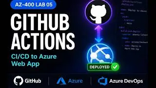 AZ400 Lab | Implement GitHub Actions for CI/CD | Azure DevOps Tutorial 2026