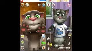 Talking Tom Cat vs Talking Tom Cat 2 Gameplay