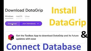 Как установить DataGrip на Windows (2026)