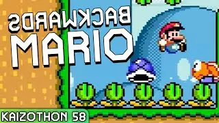 Kaizothon #58 - Backwards Mario World by westslasher2