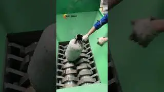Satisfying Metal Destruction: Shredding a Huge Gas Canisters