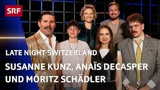 Susanne Kunz, Ana&iuml;s Decasper und Moritz Sch&auml;dler | Comedy | Late Night Switzerland | SRF