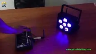 DMX Show 6*18W RGBAW+UV Freedom par quad LED uplights