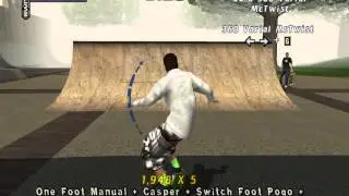 Tony Hawk Pro Skater 4 College Nail a 360 Varial McTwist