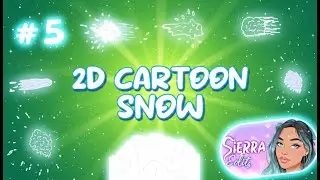 2D Cartoon Snow Elements! (Part Two) | Green Screen 🟩