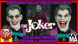 4K Sideshow Collectibles Exclusive Sixth Scale 1/6 Joker Figure Review and Unboxing
