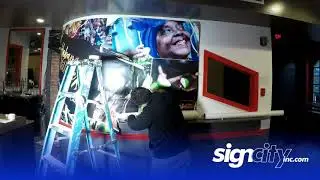 Signcity Wall Wrap Havanna Village Washington DC