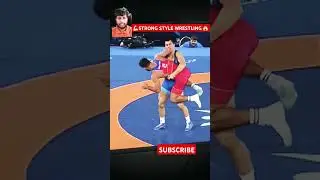 Strong Style WRESTLING 💪🏻 |  #shorts #youtube #wrestling  #strongstylewrestling #wrestlingmoves