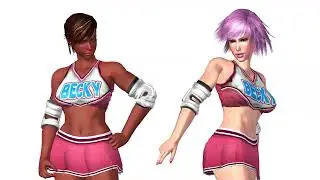 Rumble Rose XX (vote request) Dr. Anesthesia vs Noble Rose 7 minute submission match gameplay video