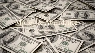 MANIFEST MONEY & ABUNDANCE | Subliminal Affirmations | Black Screen