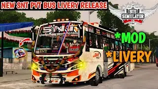 SNT BUS LIVERY UPCOMING | BUS SIMULATOR INDONESIA | BAALAJI BUS MOD IN BUSSID