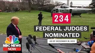 How Are Trump&rsquo;s Appointees Transforming The U.S. Judiciary? | NBC News NOW