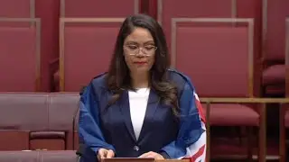 Jacinta Price forced to remove the Australian flag in the Senate