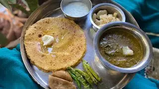 Authentic Makai Ki Roti & Sarson Ka Saag | No Onion No Garlic | Punjabi Winter Special Makke Sarso