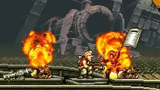 Metal Slug - Neo Geo CD played on the NeoSD Pro flash cartridge