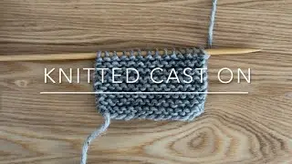Knitted Cast-On / 針にかかった目から編み出す作り目