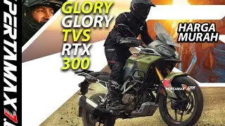 REVIEW Foto TVS APACHE RTX 300 Adventure Motor Petualang India Harga Murah Power Besar #tvsrtx #rtx