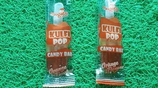 Unboxing yummy 😋🍬 Naughty KULFI POP Candy 🍬 bar Orange Flavour #video#satisfying#viral#asmr#opening