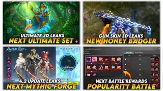 🔴 NEW HONEY BADGER SKIN 😱 | NEXT ULTIMATE SET 4.2 | NEXT MYTHIC FORGE & POPULARITY BATTLE 4.2 🔥