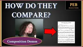 Comparing My Music Compositions To Their Demos || Peb Productions