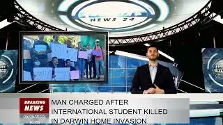 Man charged after international student killed in Darwin home invasion