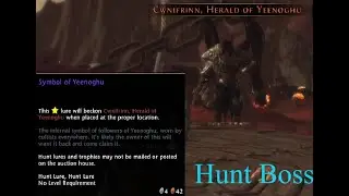 NEVERWINTER MOD 19- T1 HUNT BOSS LOCATION/ SYMBOL OF YEENOGHU - CWNIFRINN,HERALD OF YEENOGHU