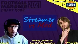 How to do FM21 Draft  VS POKESFM - Mod vs streamer / Haaland vs  Pukki