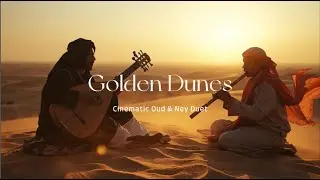 Cinematic Oud & Ney Duet | Peaceful Arabic Desert Sunrise Instrumental | Golden Dunes