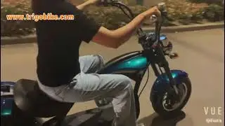 TriGo S-pro M1 harley citycoco electric scooter 60v 2000w EEC and COC