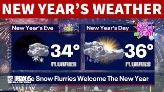 DC weather: Cold with some snow flurries on New Year's