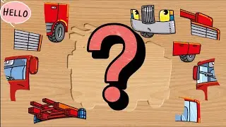 Piece by Piece: Building a Fire Truck Puzzle