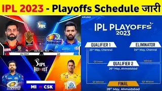 IPL Playoffs Schedule 2023 - IPL 2023 Eliminator Match || IPL 2023 Playoffs Samikaran