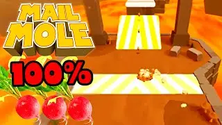 Mail Mole XPress Deliveries 📪 100% Walkthrough 📪 All Radishes #10