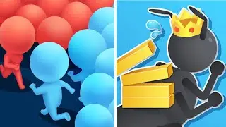 Tiny run Vs Count Master 3d 🔮🔥Big All New Update Mobile Levels Walkthrough Android iOS Gameplay HT