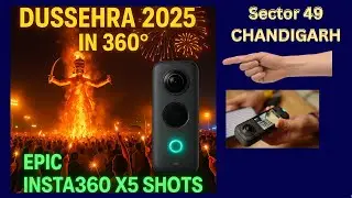 🎉 &ldquo;Dussehra 2025 in 360&deg; | Epic Celebration Captured on Insta360 X5&rdquo;