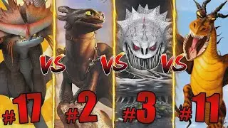 Quel est le dragon le plus puissant dans Dragons ? Classement des 39 dragons !