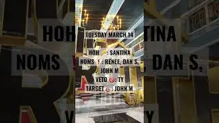 BBCAN11 UPDATE March 14 #bbcan #bigbrother #bigbrothercanada #spoilers