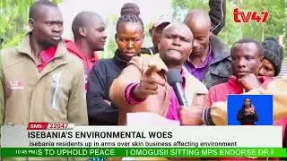 Isebania residents up in arms over skin business affecting environment over chemicals used