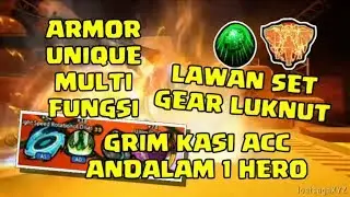 lost saga Armor unique, grim + acc evo, lawan set gear luknut